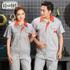 New Summer Work Clothing Set Men Women Thin Section Breathable Uniforms Factory Auto Workshop Service Repairmen Safety Coveralls