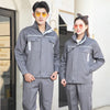 Men Women Long Sleeve Work Clothing Suit Workshop Jacket Pants Safety Reflective Auto Repair Coveralls Uniform