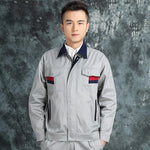 Work Uniforms Spring Wear-resistant Work Clothing men Long-sleeves Men Women Mechanical Auto Repair Reflective Working Coveralls