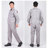 100% Cotton Working Clothing Men Women Anti-static Gas Station Worker Uniforms Durable Mechanical Chemical Electricity Coveralls