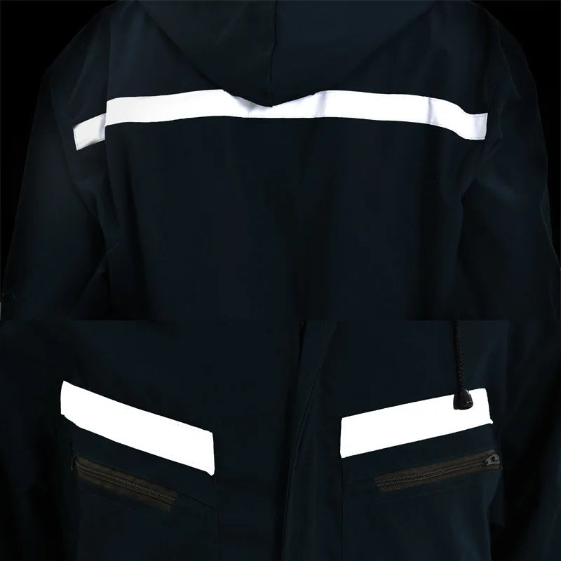 S-5XL Cotton Working Overalls Men Women Reflective Tooling Welding Suit Repairman Jumpsuits Working Uniforms Plus Size Coveralls