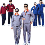 Work Clothing Men Women Uniform Long Sleeve Coveralls Protective Cloth Overalls for Worker Repairman Machine Auto Repair Welding