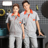 New Summer Work Clothing Set Men Women Thin Section Breathable Uniforms Factory Auto Workshop Service Repairmen Safety Coveralls