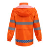 Orange Raincoat Set Split Sanitation Raincoat Safety Warning Maintenance Construction Worker Uniform Raincoat