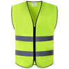 Meanming Safety Reflective Vest Construction Site Construction Safety Officer Reflective Waistcoat Traffic Clothes for Sanitation Workers Safety Clothing