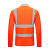 Long Sleeves Reflective T-shirt Road Traffic Protective Clothing Summer Men and Women Management Work Clothes Reflective Vest Outwear Hot