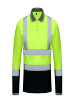 Reflective Long Sleeves Traffic Protective Clothing Sanitation Hot T-shirt