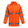 Orange Raincoat Set Split Sanitation Raincoat Safety Warning Maintenance Construction Worker Uniform Raincoat