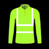 Lapel Stand Collar Quick-Drying Reflective Vest Construction Site Reflective Vest Reflective Work Clothes Long Sleeves Reflective Construction Worker's Clothes Long Sleeves Factory Clothing