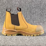 Lightweight Breathable Full Grain Leather Cowhide Fireproof Flower Welding Protective Safety Shoes Solid Bottom Wear-Resistant Work Shoes Attack Shield and Anti-Stab