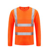 Long Sleeve Road Traffic Manager Reflective Vest T-shirt