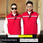 Winter Reflective Stripe Cold-Proof Work Clothes for Auto Repair Workshop