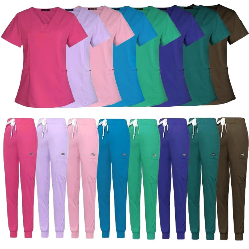 Wholesale Operating Room Medical Uniform Scrubs Hospital Working Scrub Set Supplies Dental Nurse Suit Jogger Workwear