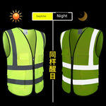 Reflective Safety Vest Traffic Reflective Vest Breathable Volunteer Vest Sanitation Worker Vest Construction Site Security