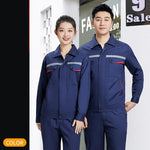 Summer 100% Cotton Work Clothing for men reflective stripe safety worker Coveralls mechanical repairman Labor Uniforms engineer