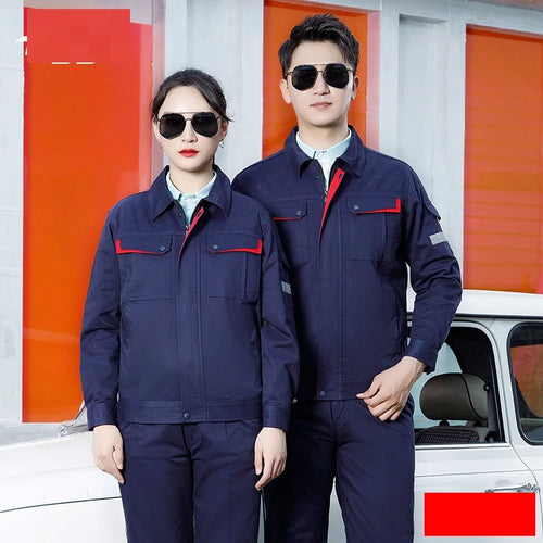 Wear resistant work clothing auto repairmen working Suit factory workshop uniforms mechanical worker Coveralls Thick work wear