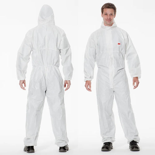 3M 4510 Safety Coverall Hooded Clothes Certificate Anti-static TYPE 5/6 Liquid Splash Proof Effective Protection Safety Clothing