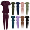 S-XXL Unisex Medical Uniforms Scrub Women Men Clinical Nursing Uniform Doctor Nurse Scrub Set Dentist Workwear Surgery Top Pants