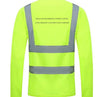 Long Sleeve Road Traffic Manager Reflective Vest T-shirt