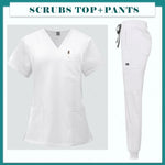 High Scrubs Set Nurse Accessories Medical Uniform Nursing Workwear Dental Clinical Top Pants Lab Clothing Surgical Overall Suits