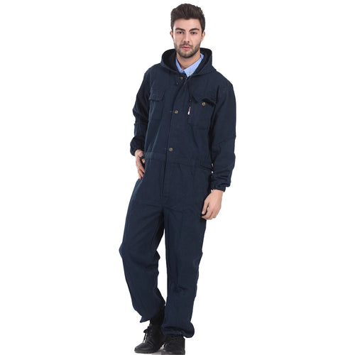 Work Clothing Mens Coverall Repairman Jumpsuits Working Uniforms Workwear Coveralls Long Sleeve and Hooded