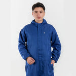 Work Jumpsuit Waterproof Elastic Cuff Multiple-Pockets Anti-static Polyester Long Sleeve Men Coveralls Work Uniform for Male