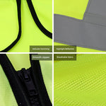 Reflective Safety Vest Traffic Reflective Vest Breathable Volunteer Vest Sanitation Worker Vest Construction Site Security