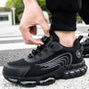 Men's Safety Shoes with Rotating Buttons,working Sports Shoes, Protective Boots, Parker Steel Shoes,casual Ring Shoes.