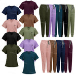 Slim Fit Medical Scrubs Uniform Women Scrub Sets Nursing Accessories Hospital Surgery Gowns Dental Clinic Beauty Salon Workwear