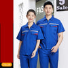 Summer Worker Clothing Set 100% Cotton Breathable Thin Working Coveralls Reflective Stripe Safety Worker Uniforms Repairman Suit