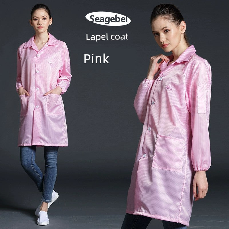 Seagebel Anti-Static Coat Dust-Proof Work Clothes Dust-Free Clothing Dustproof Clothes Dust-Free Clothes Protective Clothing