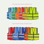 Reflective Vest Vest Safety Vest Breathable Mesh Construction Land Railway Power Landscape Environmental Sanitation Municipal Printing