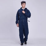 Workwear Denim Electric Repairman Labor Suit Coverall Quality Clothes Insurance High Fit Welding Auto