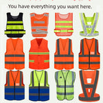 Reflective Vest Vest Safety Vest Breathable Mesh Construction Land Railway Power Landscape Environmental Sanitation Municipal Printing