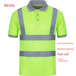 Manager Road Uniform Labor Suit Short-Sleeved T-shirt