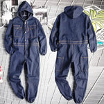 Workwear Denim Electric Repairman Labor Suit Coverall Quality Clothes Insurance High Fit Welding Auto