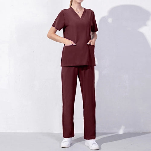 Wholesale Women Wear Scrub Suits Hospital Doctor Working Uniform Medical Surgical Multicolor Unisex Uniform nurse accessories